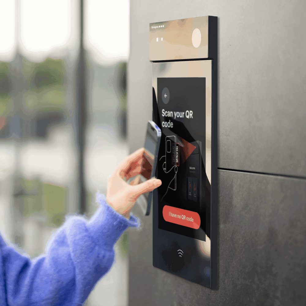 BM OFF Access Control New Bell Scan QR Woman