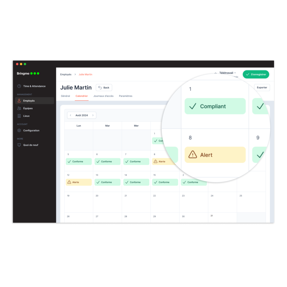 BM app Employee Compliance Compliant FR