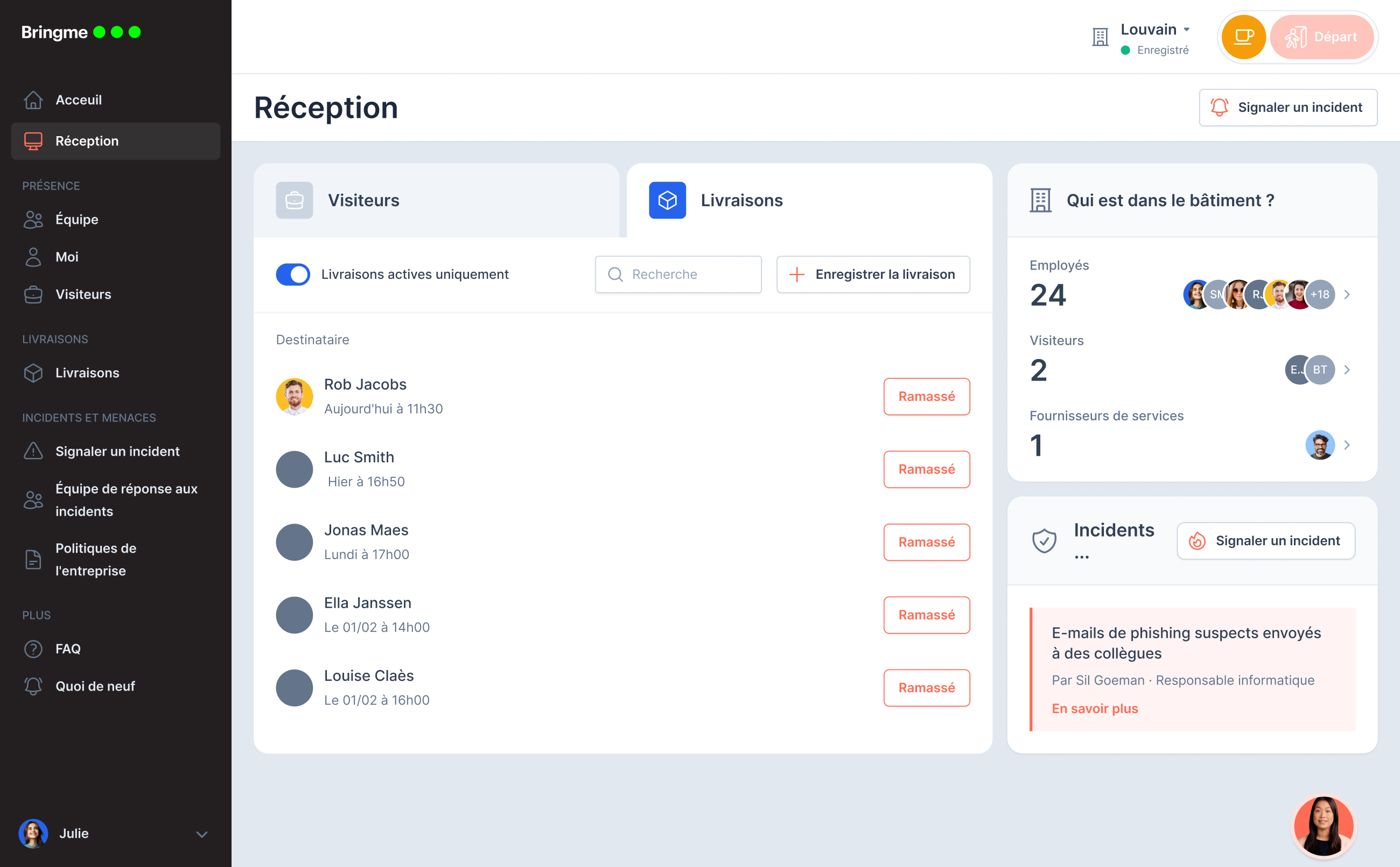  BM App Front Desk Deliveries Overview Fr