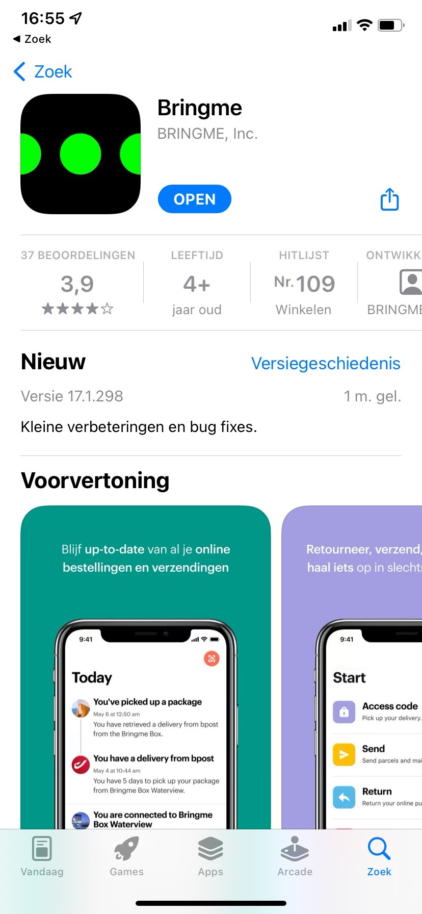 Bringme Appstore Ios
