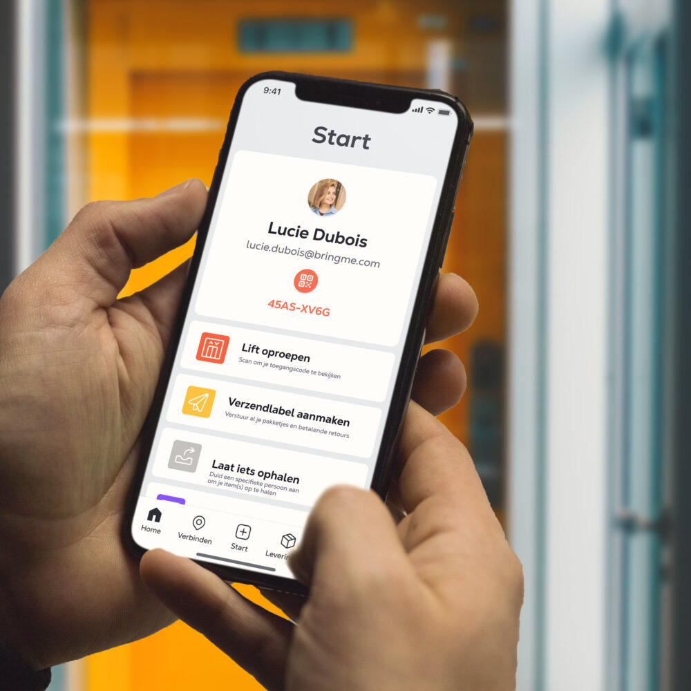 Bringme App i OS In Setting Profile Call Liftboy 2 NL