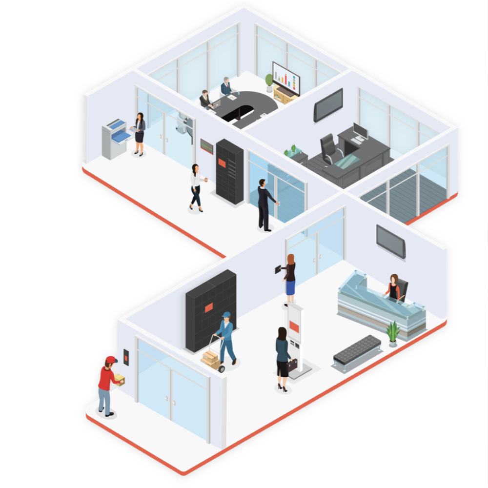 Isometric office New branding