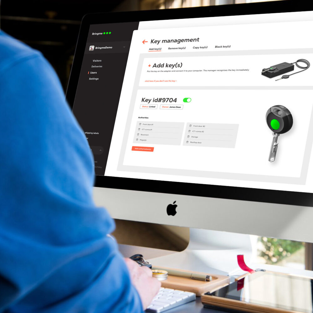 Mockup Bringme Manager Mockup In Setting Key Manager ENG