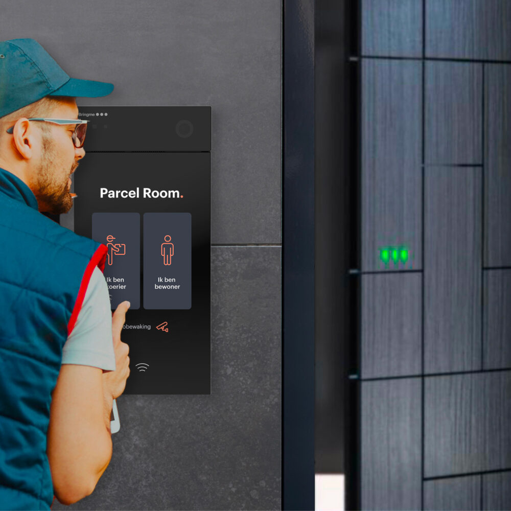 Parcel room Courier checkin NL